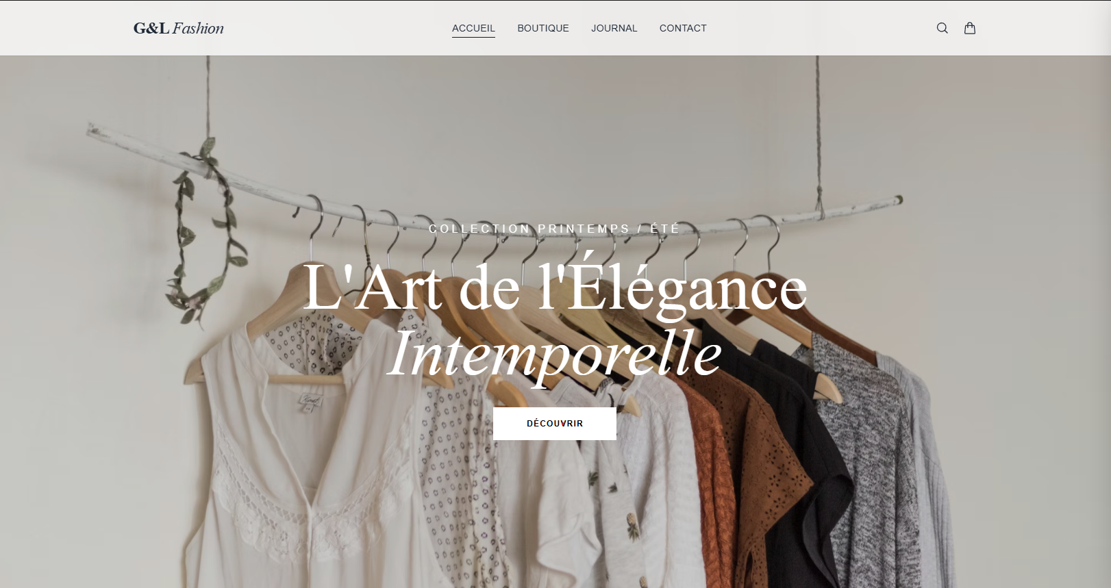Réalisation - Fashion Store